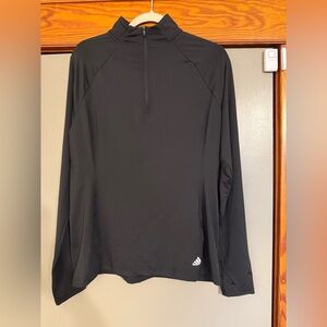Adidas Black Quarter-Zip Pullover - Size L